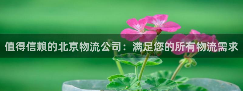 28圈登录流程：值得信赖的北京物流公
