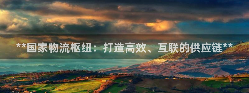 南宫28圈怎么注册：**国家物流枢纽
