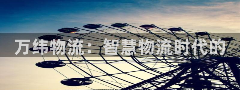 28圈绿骨头：万纬物流：智慧物流时代