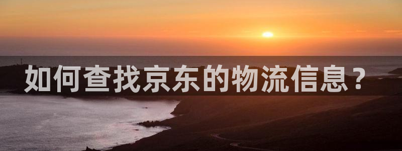 28圈流水怎么算：如何查找京东的物流